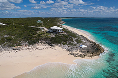 Beachfront Home for sale on San Salvador, The Bahamas