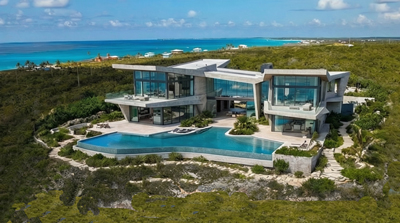 Virtual Concept for the Clubhouse on Beachfront Resort Lot On San Salvador, The Bahamas